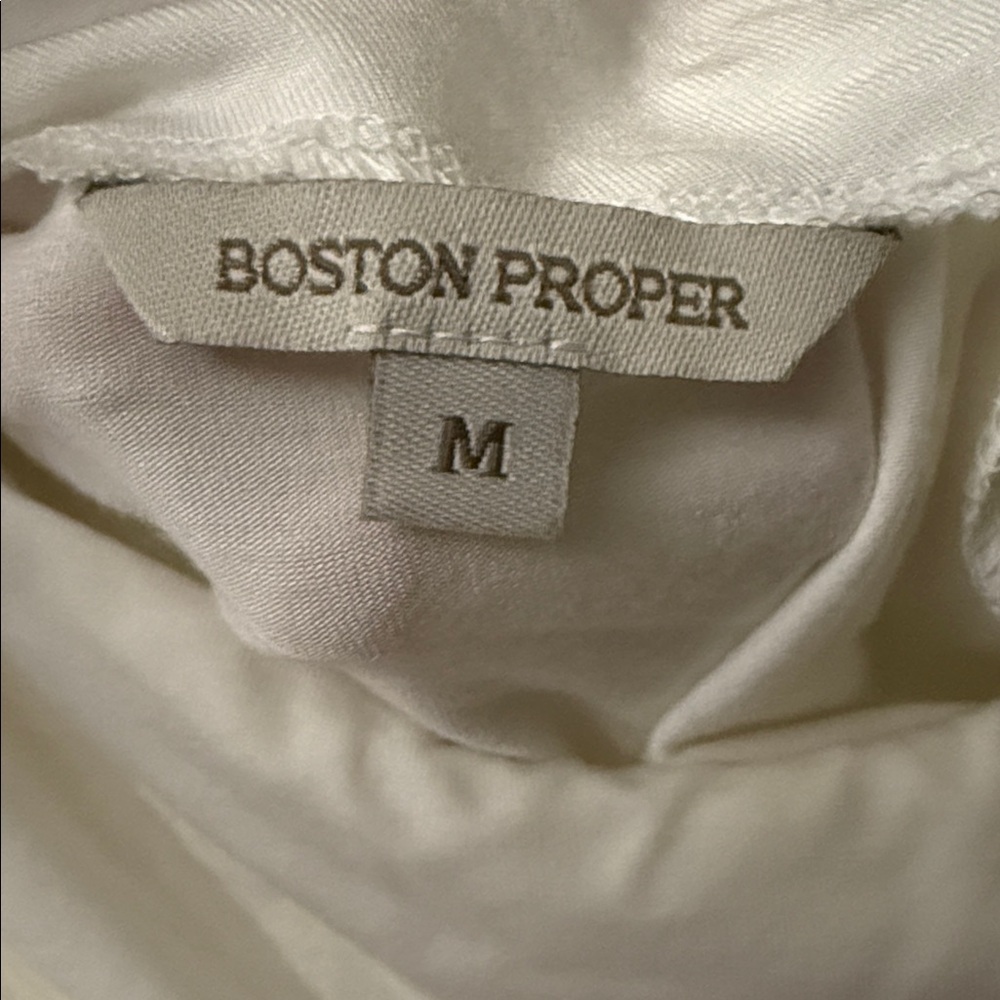Boston Proper One Shoulder White Dress - Picture 2 of 5